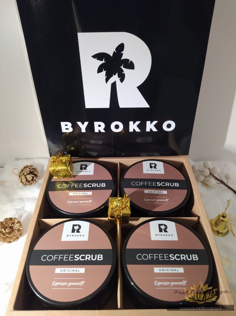 Kūno Šveitiklis su Kava rinkinys-dovana - BYROKKO