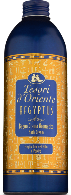 Tesori d'Oriente AEGYPTUS Bath Cream, Putojantis Vonios Kremas, burbulinis vonios kremas, vonios putos, kvepiantis vonios kremas, parfumuotas vonios kremas, vonios kremas su kvepalais, rytietiškas vonios kremas