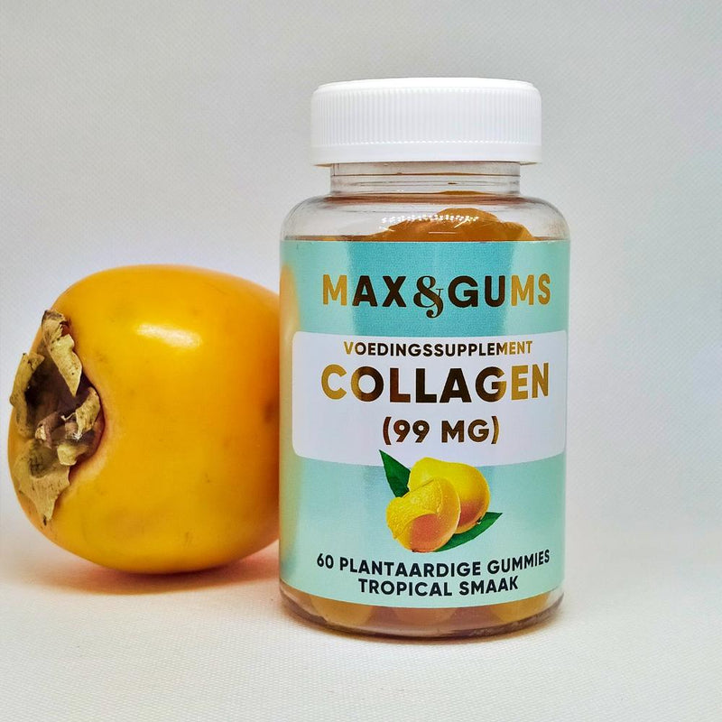 Natūralūs vitaminai maisto papildai guminukai su Kolagenu odos atjauninimui ir kaulų ir raumenų stiprinimui - Max & Gums