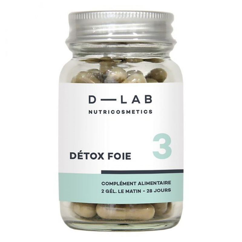 Maisto papildai kepenų detoksikacijai ir normaliai šlapimo pūslės funkcijai | D-LAB Nutricosmetics DETOX FOIE