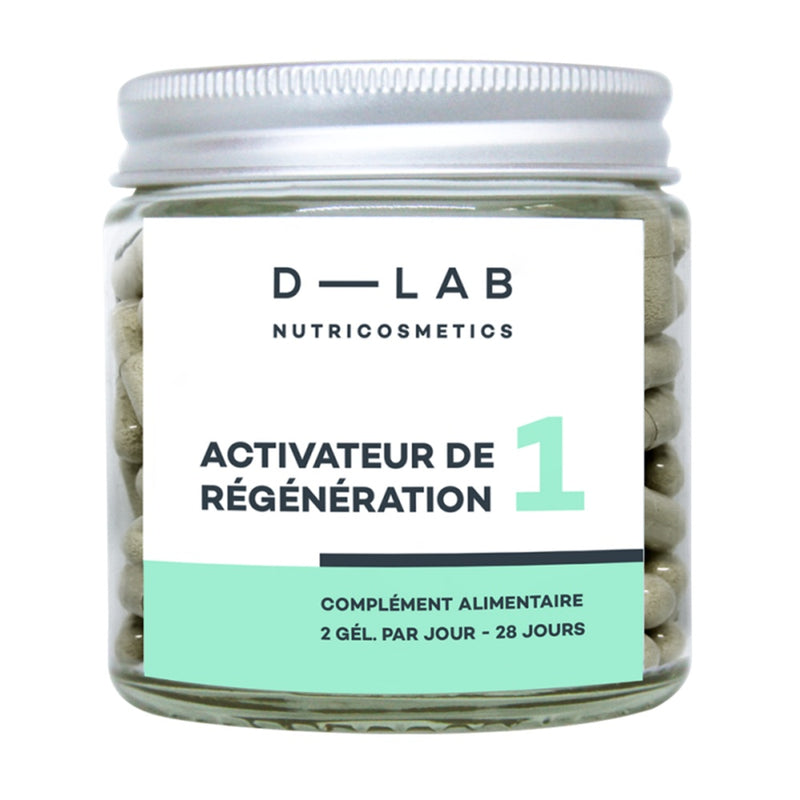 Maisto papildai odos ląstelių atnaujinimui ir detoksikacijai D-LAB Nutricosmetics ACTIVATEUR DE REGENERATION