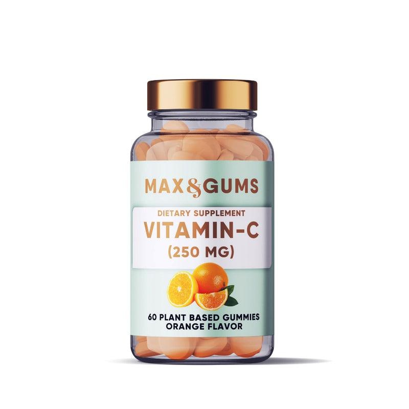 Natūralūs Vitamino C guminukai maisto papildai stiprinti imunitetą ir palaiko normalią nervų sistemos veikla - Max & Gums