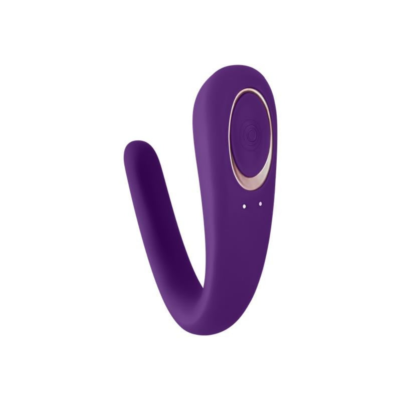 Porų vibratorius - klitorio ir penio stimuliatorius su galingu vibracijos varikliu | Satisfyer sekso žaislai suaugusiems, Double Classic Partner Vibrator
