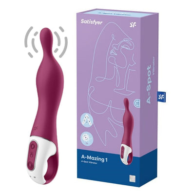 Taškinis vibratorius klitorio stimuliatorius - Satisfyer A-Mazing 1 G-Spot Vibrator