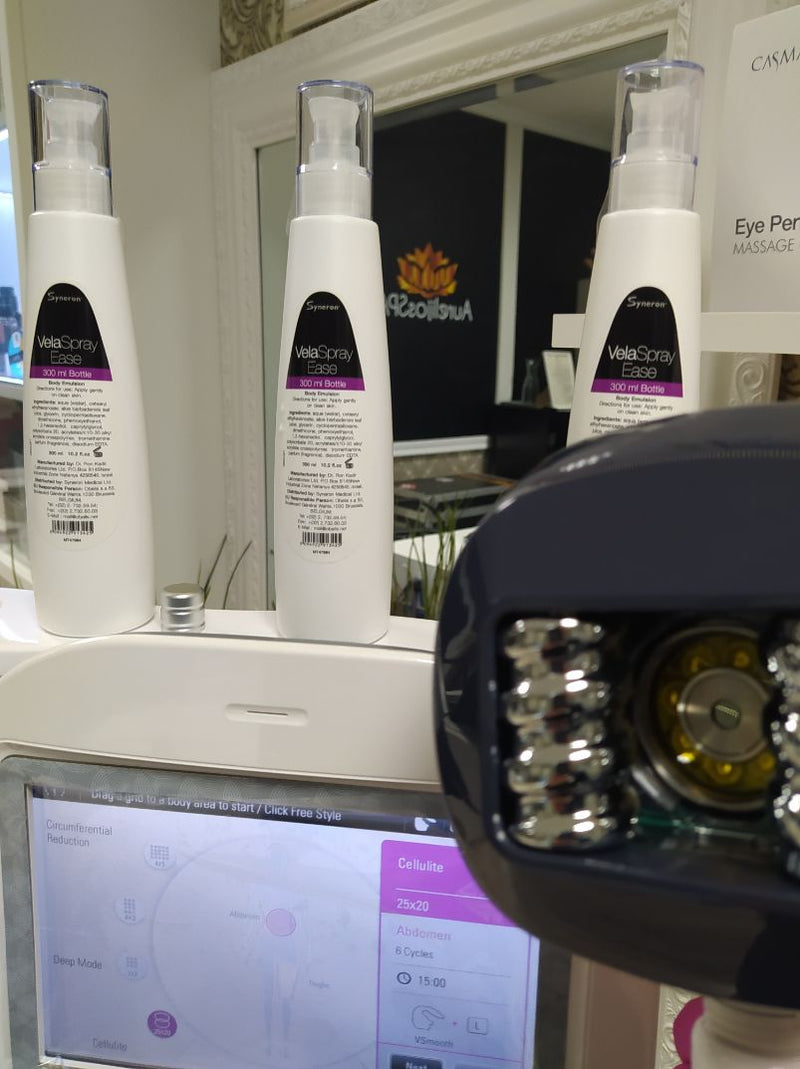 Vela Spray Ease Body emulsion cream for Velashape 3 machine treatment | Kūno emulsija - kremas Velashape 3 aparatams - Syneron
