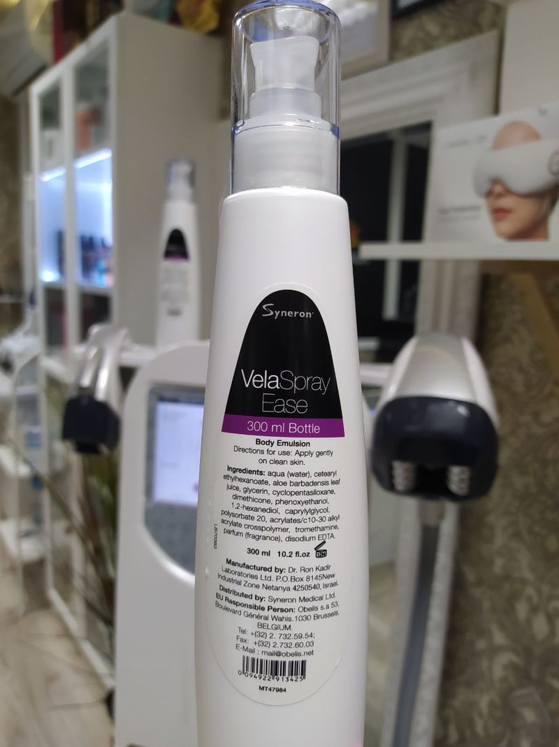 Vela Spray Ease Body emulsion cream for Velashape 3 machine treatment | Kūno emulsija - kremas Velashape 3 aparatams - Syneron