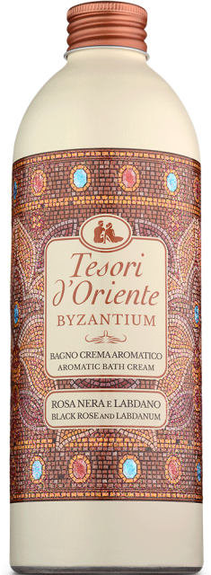 Tesori d'Oriente BYZANTIUM Bath Cream, Putojantis Vonios Kremas, burbulinis vonios kremas, vonios putos, kvepiantis vonios kremas, parfumuotas vonios kremas, vonios kremas su kvepalais, rytietiškas vonios kremas