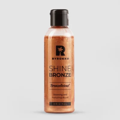 BYROKKO Shine bronze Sausas aliejus-blizgis kūnui ir plaukams
